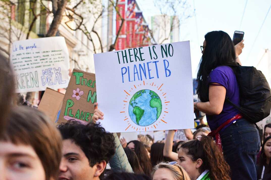 climate protest march