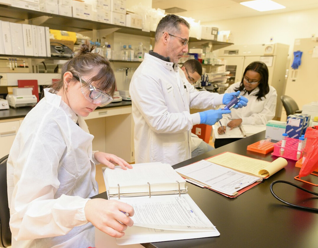 scientists in laboratory